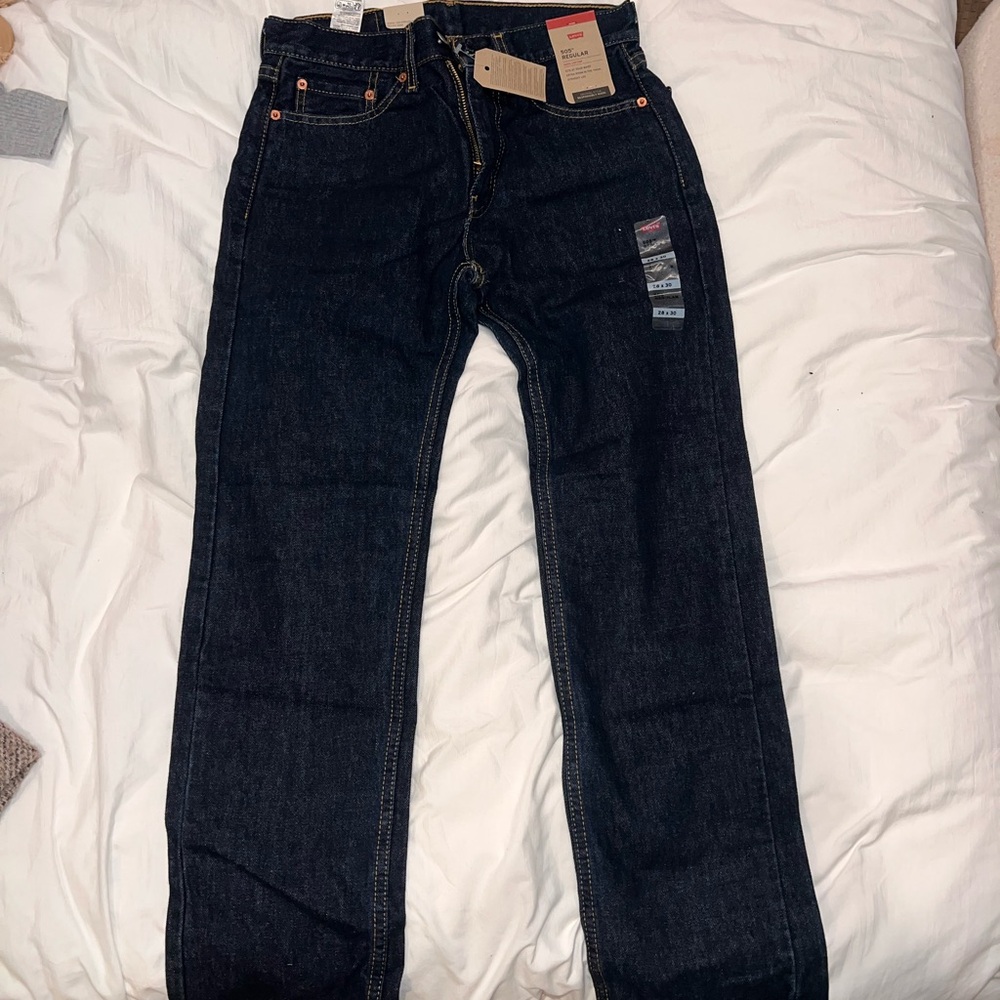 Levi's Indigo Straight Jeans